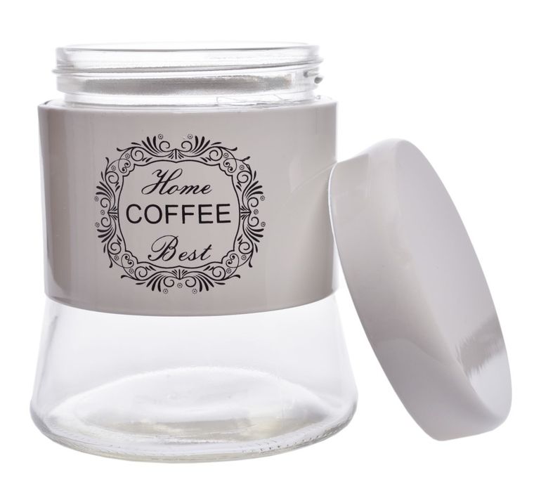 Słoik kuchenny, beżowy, 11.5-11.5-13 cm