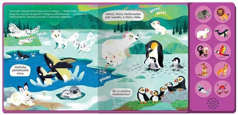 Słuchamy zwierząt! W zoo. 10 odgłosów