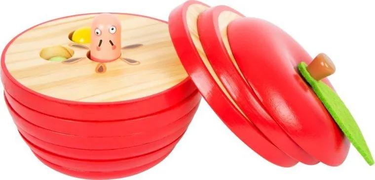 Small Foot, drewniana układanka, jabłuszko