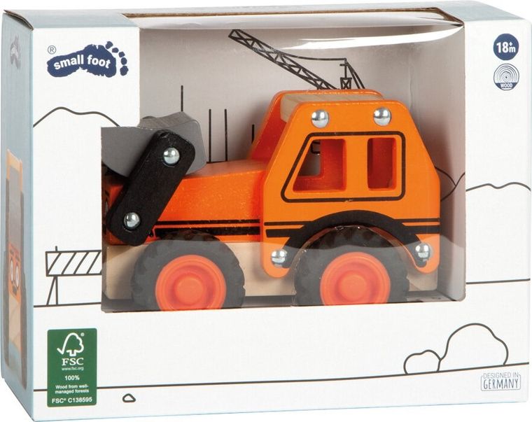 Small Foot, koparka terenowa, pojazd drewniany