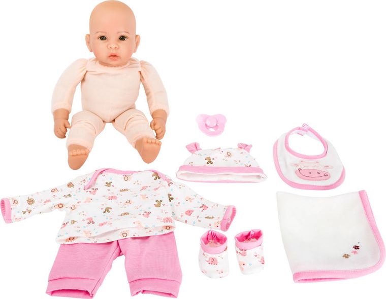 Small Foot, lalka bobas, zestaw z akcesoriami, Hania