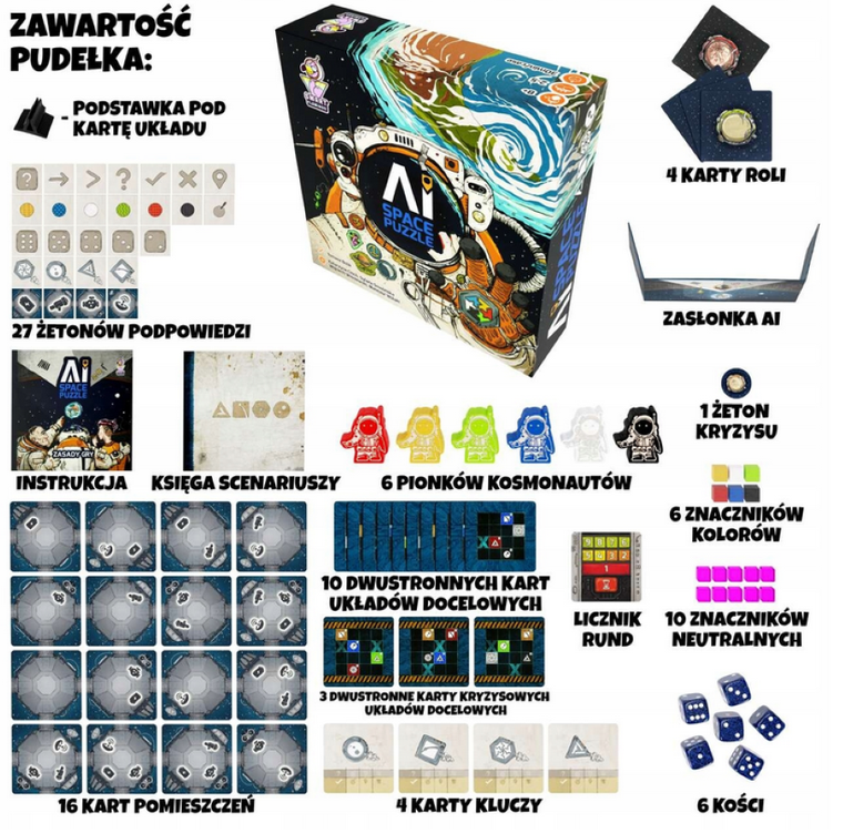 Smart Flamingo, Al Space Puzzle, gra planszowa