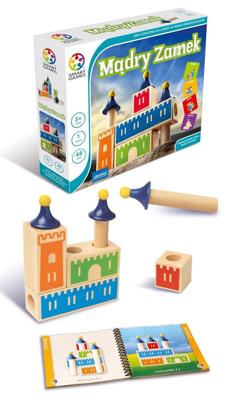 Smart Games, Castle Logix, wersja angielska, gra logiczna