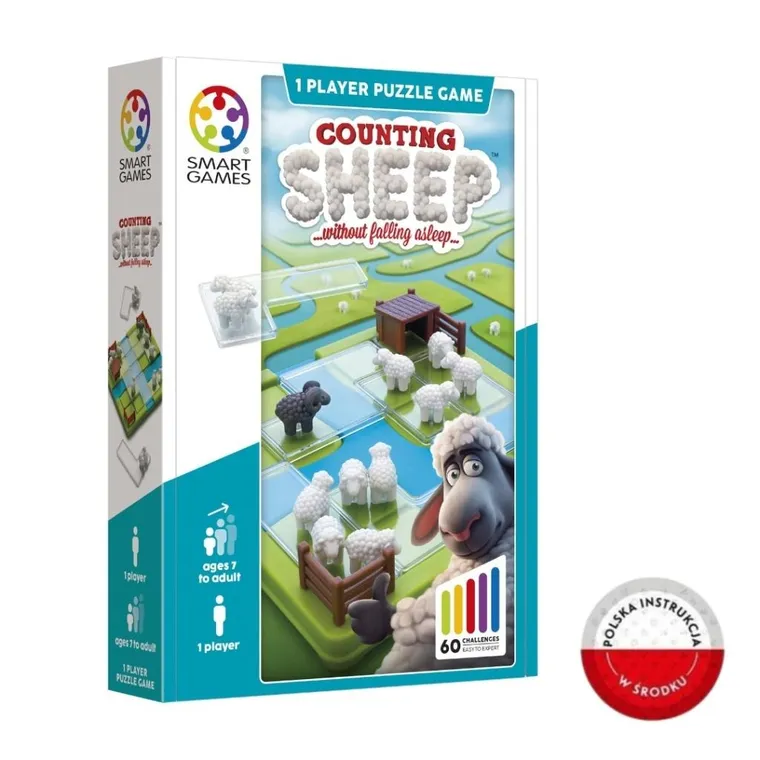 Smart Games, Counting Sheep, wersja angielska, gra logiczna