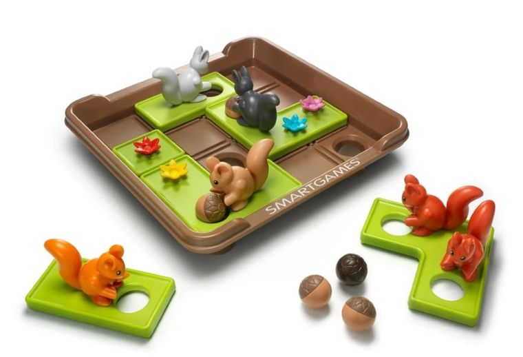 Smart Games, Squirrels Go Nuts! XXL, wersja angielska, gra logiczna