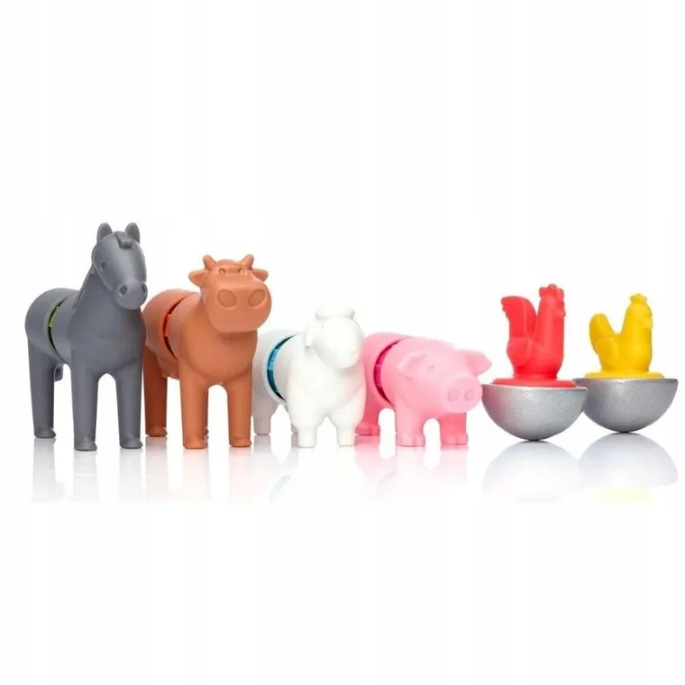 SmartMax, My First Safari Animals, klocki magnetyczne, 18 elementów