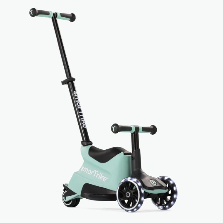 SmarTrike, Xtend Scooter + Ride-on, hulajnoga-jeździk 4w1, Soft Green