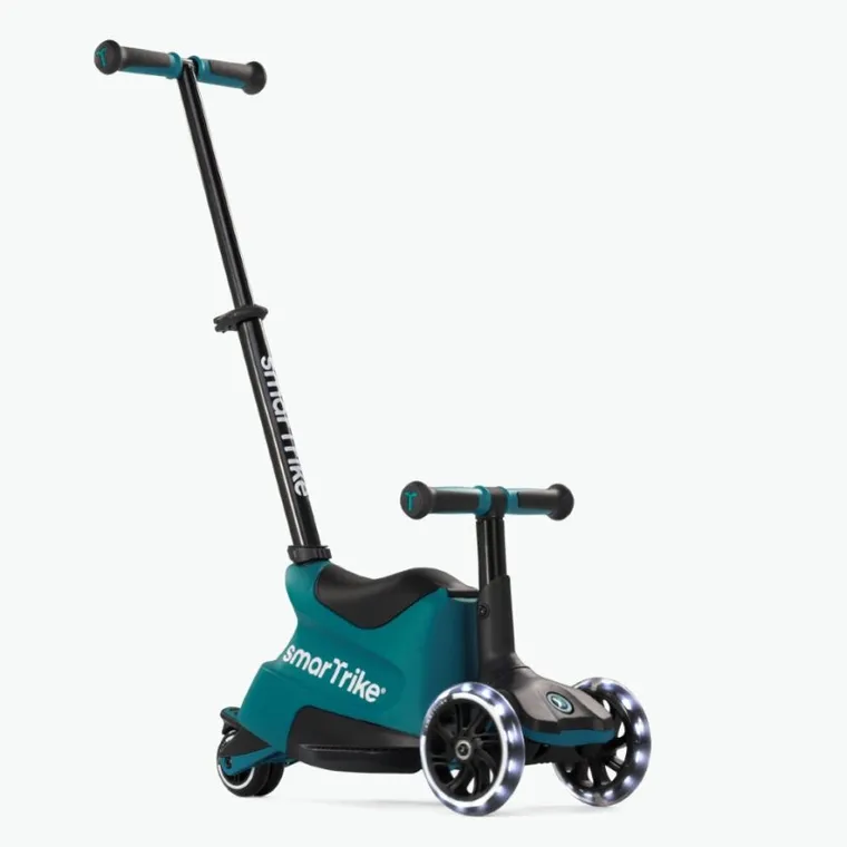 SmarTrike, Xtend Scooter + Ride-on, hulajnoga-jeździk 4w1, Teal