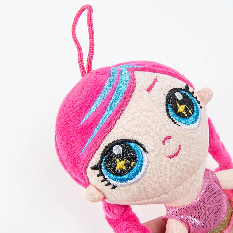 Smiki, Baletnica, szmaciana lalka, różowe włosy