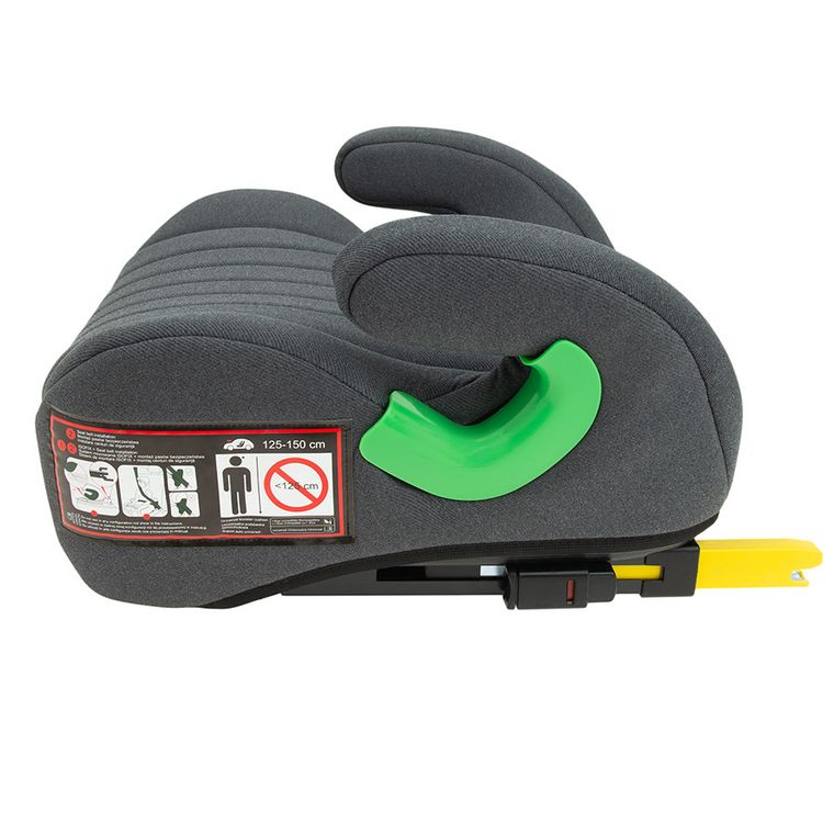 Smiki, Booster iSize, podstawka samochodowa, isofix, szara, 125-150 cm