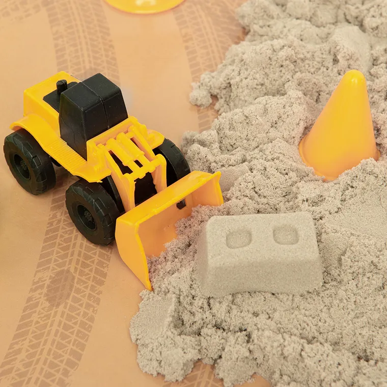 Smiki, Budowa, piasek sensoryczny, masa plastyczna