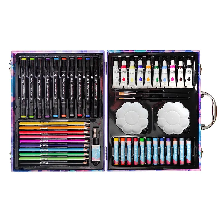 Smiki, Chmury, zestaw artystyczny w walizce, 50 elementów