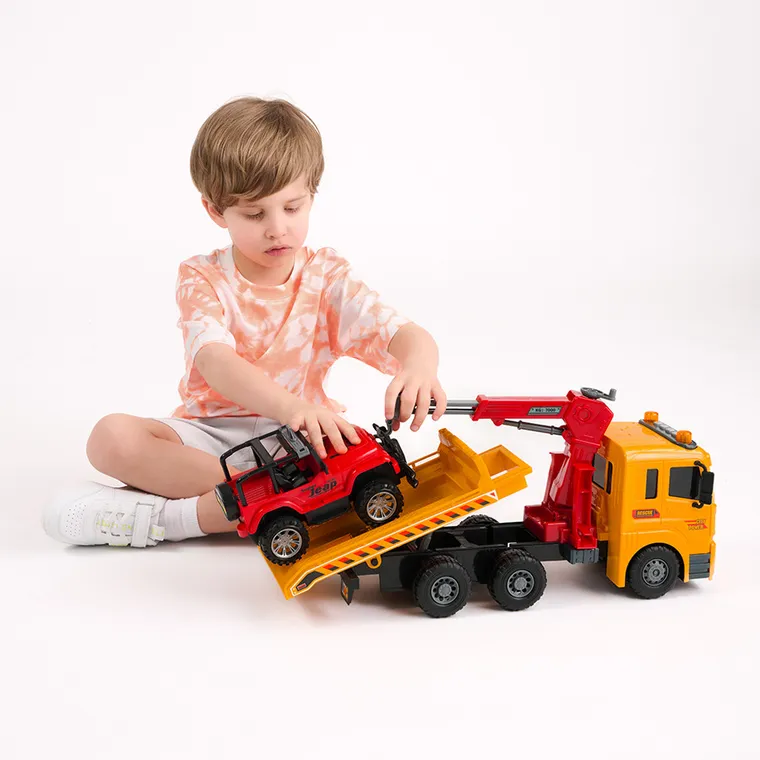 Smiki, Ciężarówka, laweta z podnośnikiem, pojazd, 48,5 cm