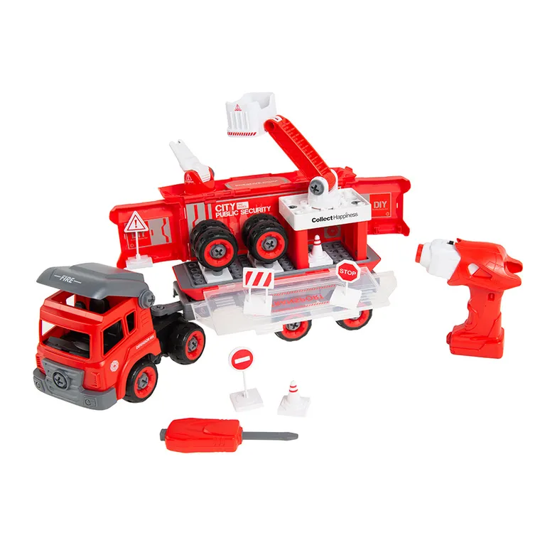 Smiki, Ciężarówka, pojazd do skręcenia, zrób to sam, 103 elementy