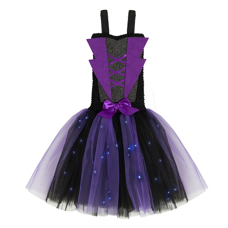 Smiki, Czarownica, strój dla dzieci, LED, 7-8 lat