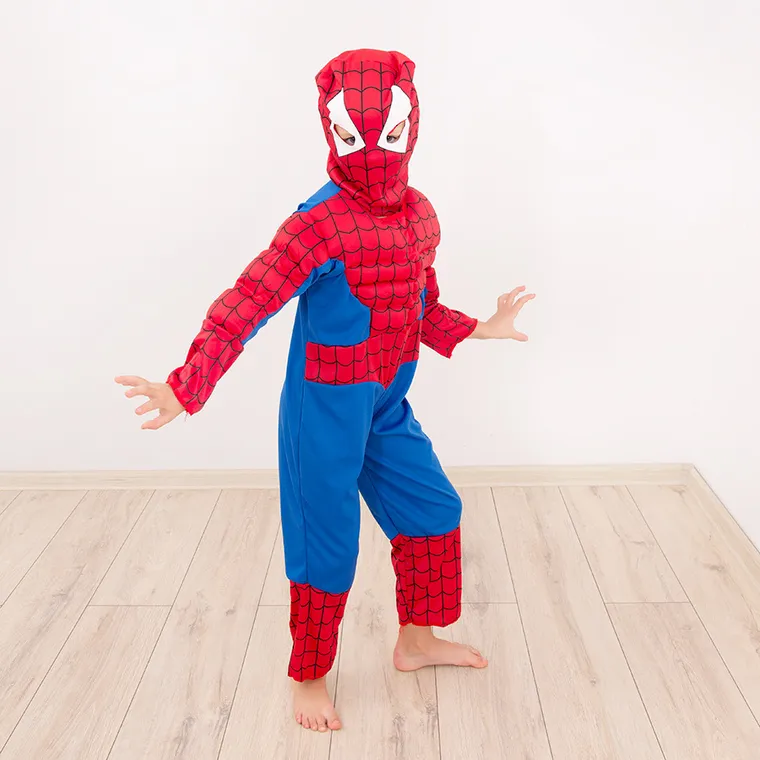 Smiki, Człowiek pająk, strój dla dzieci, 7-9 lat