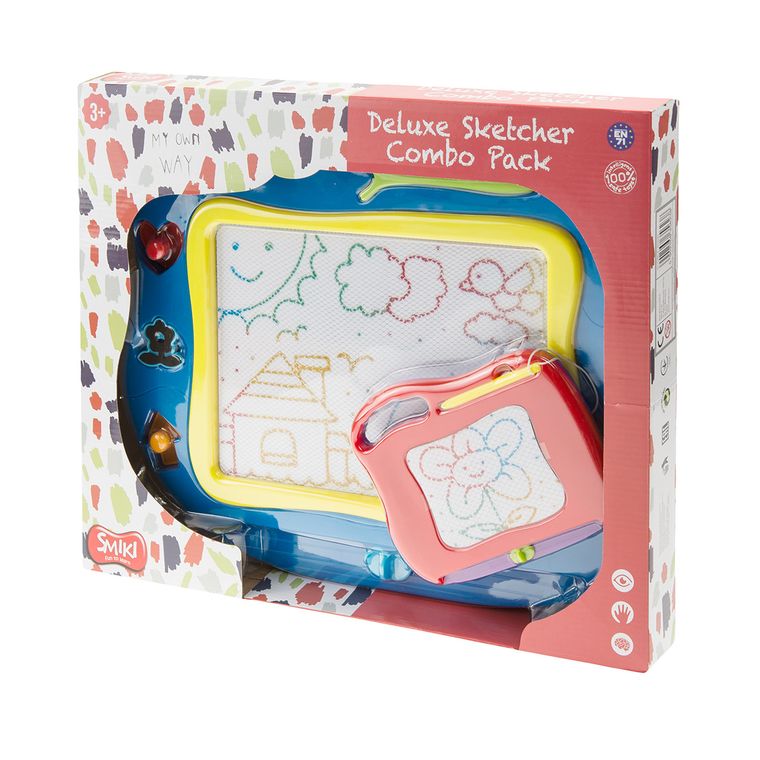 Smiki, Deluxe Sketcher, znikopis, zestaw z dwiema tablicami