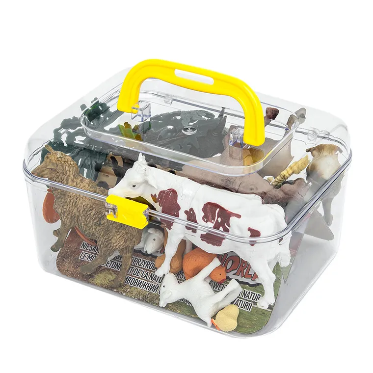 Smiki, Farma, zestaw figurek w kuferku, 16 elementów