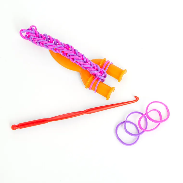 Smiki, gumki do tworzenia bransoletek, zestaw kreatywny