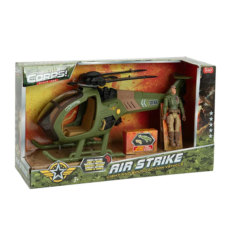 Smiki, Helikopter wojskowy, pojazd ze światłem i dźwiękiem