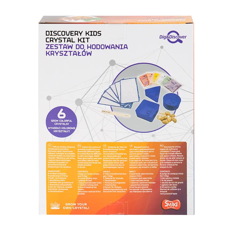Smiki, Hodowla kryształów, zestaw naukowy