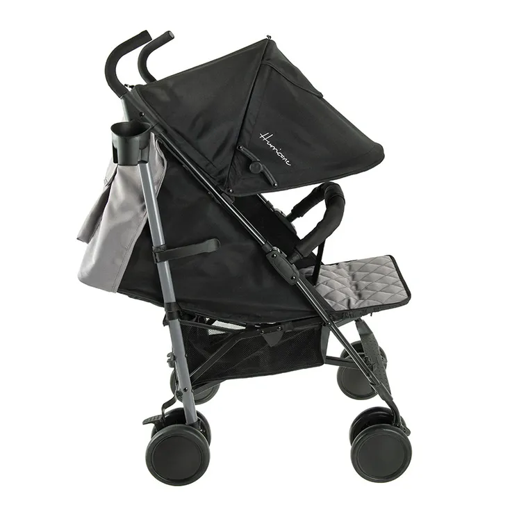 Smiki, Hurricane, wózek spacerowy, szaro-czarny