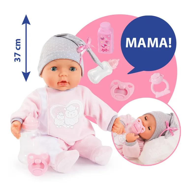 Smiki, interaktywna lalka bobas z dźwiękiem