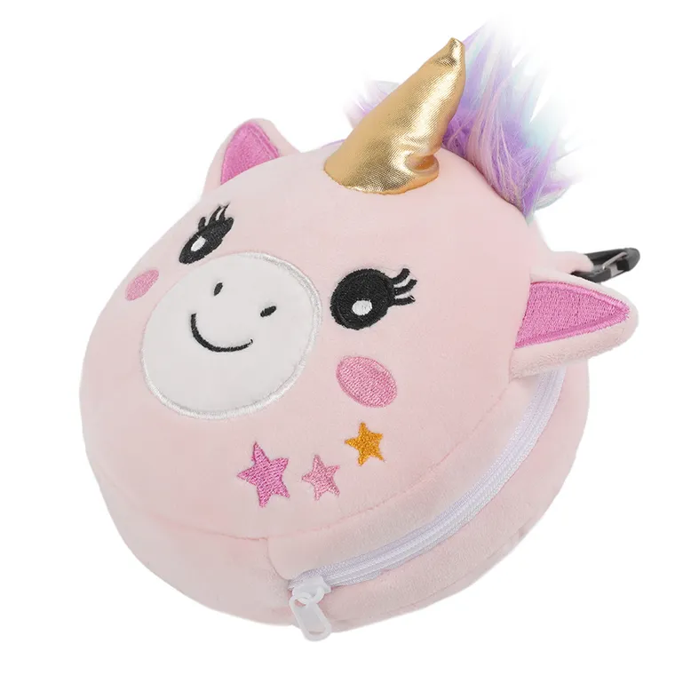 Smiki, Jednorożec, zestaw akcesoriów, poduszka podróżna + opaska na oczy