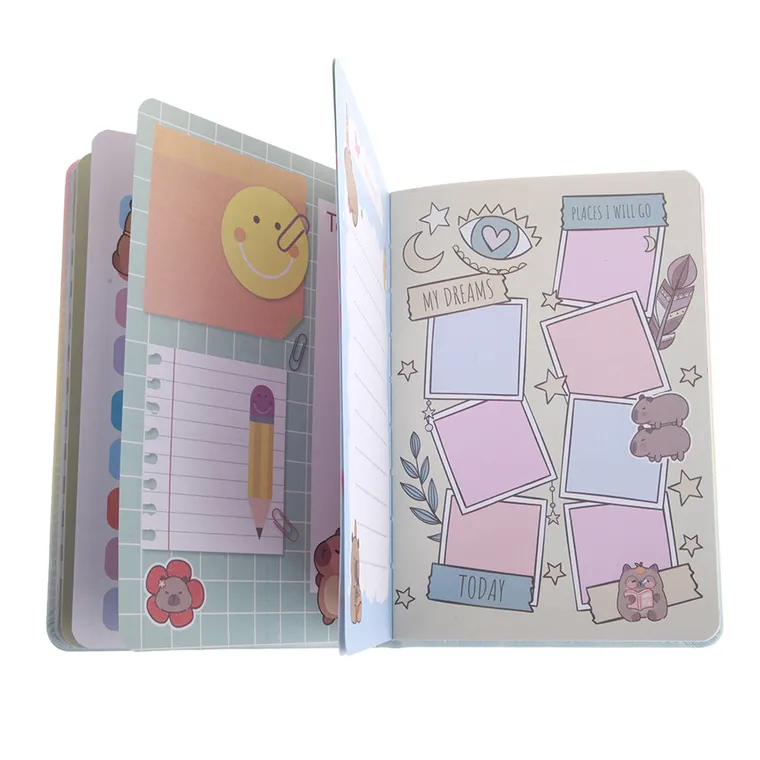 Smiki, Kapibara, kolorowy pamiętnik, notes, 1 szt.