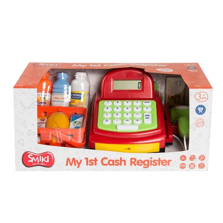 Smiki, kasa sklepowa z akcesoriami, zestaw do zabawy