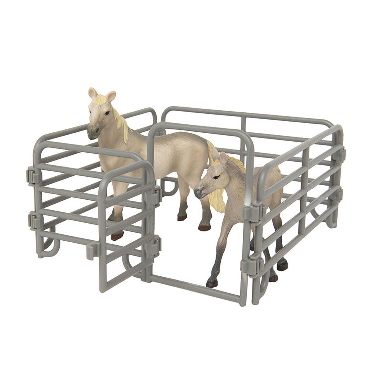 Smiki, Konie w zagrodzie, zestaw figurek, 2 szt.