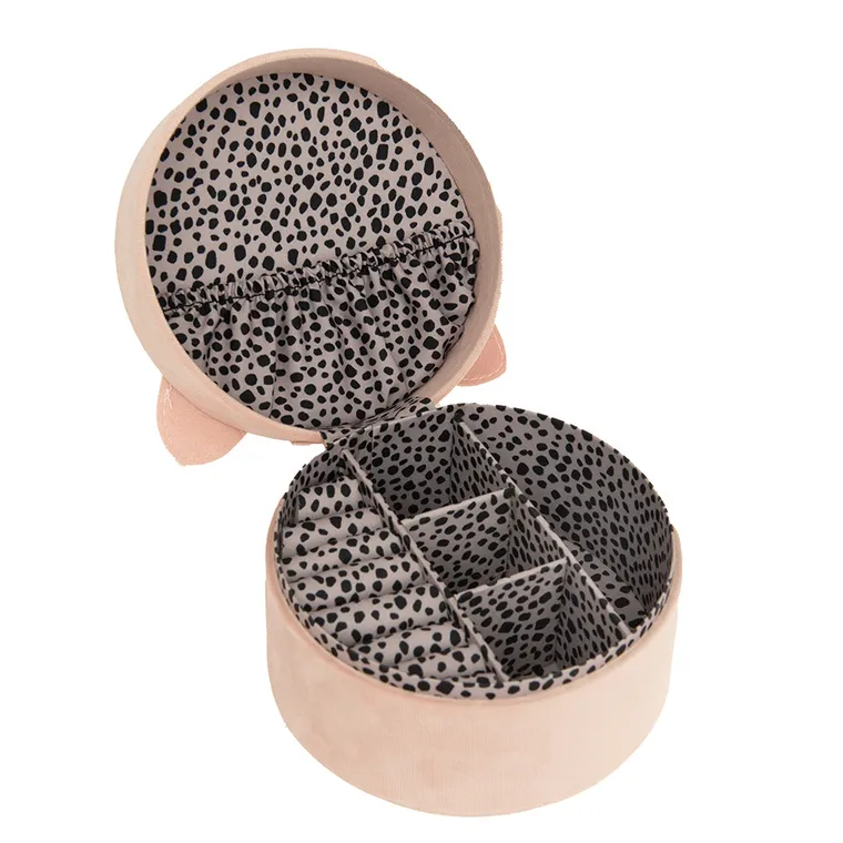 Smiki, Kot, szkatułka na biżuterię, różowa