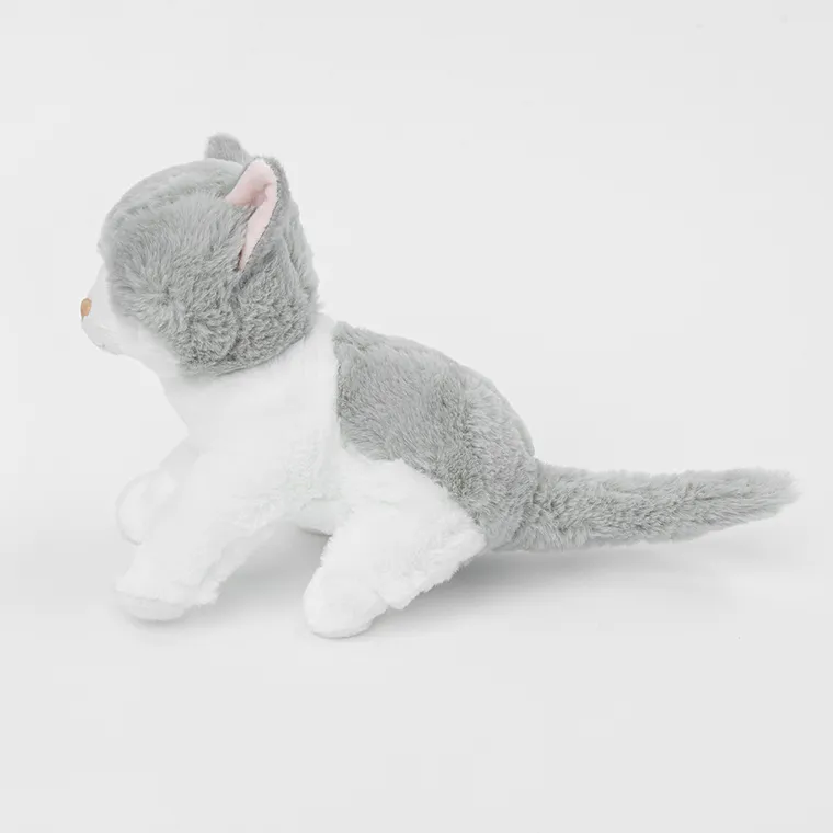 Smiki, Kotek, maskotka, biało-szara, 22 cm