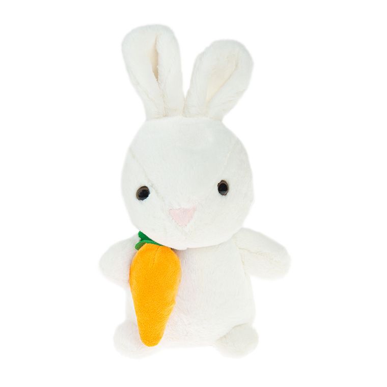 Smiki, Króliczek z marchewką, maskotka, 25 cm
