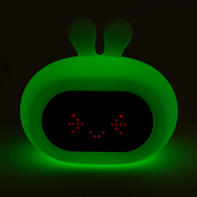 Smiki, Królik, lampka silikonowa LED z zegarkiem