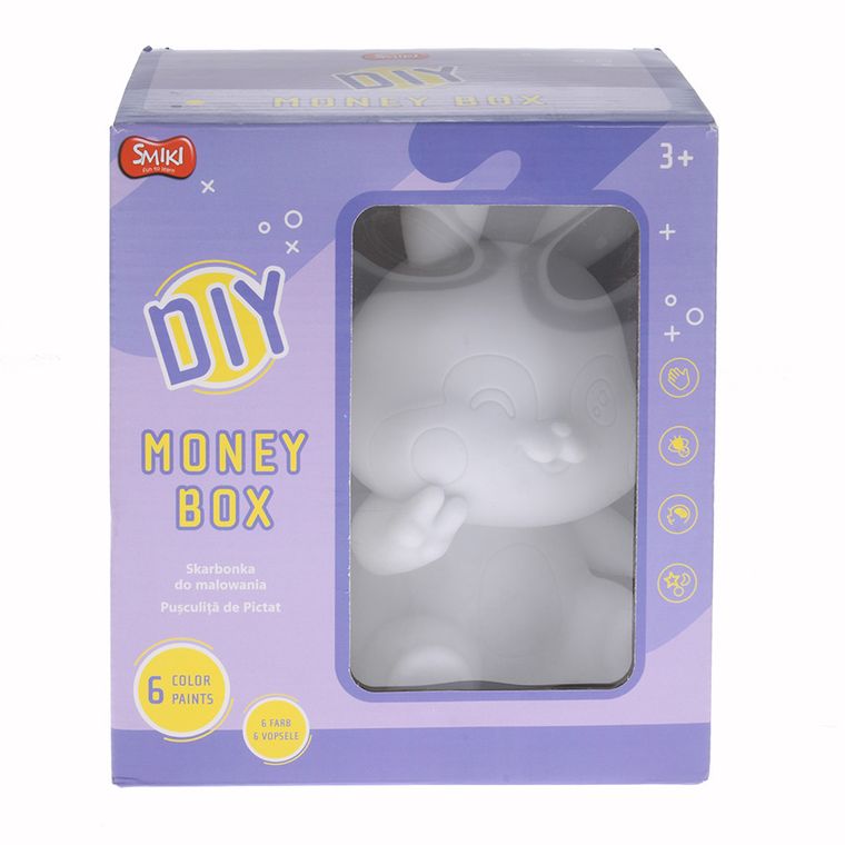 Smiki, Królik, skarbonka do malowania, DIY