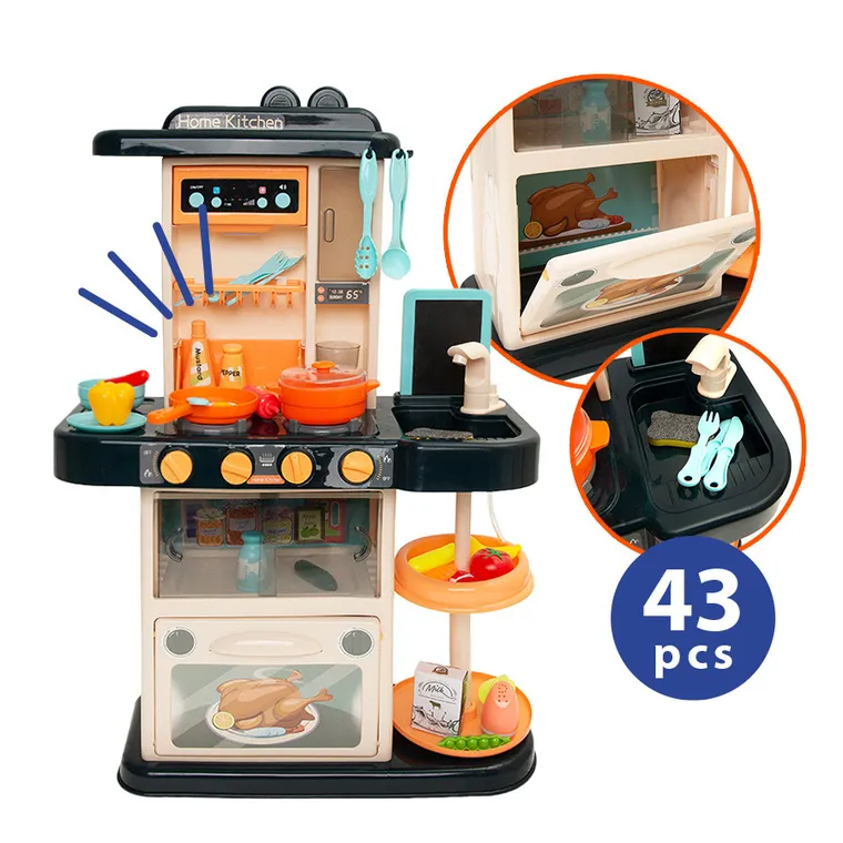 Smiki, kuchnia dla dzieci z akcesoriami, światło i dźwięk