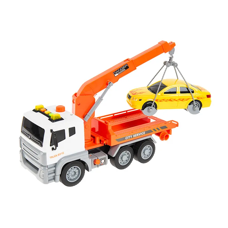 Smiki, Laweta, pojazd, światło i dźwięk, pomarańczowy, 1:12