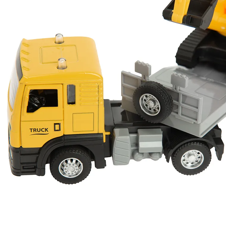 Smiki, Laweta z koparką, zestaw pojazdów, 1:32