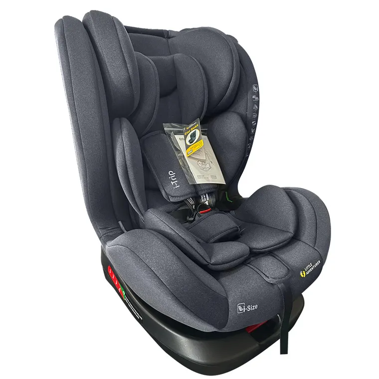 Smiki, Little Adventurer, i-Trip, fotelik samochodowy, iSize, szary, 40-150 cm