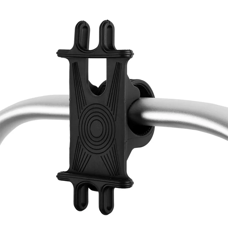 Smiki, Little Adventurer, silikonowy uchwyt na telefon, czarny