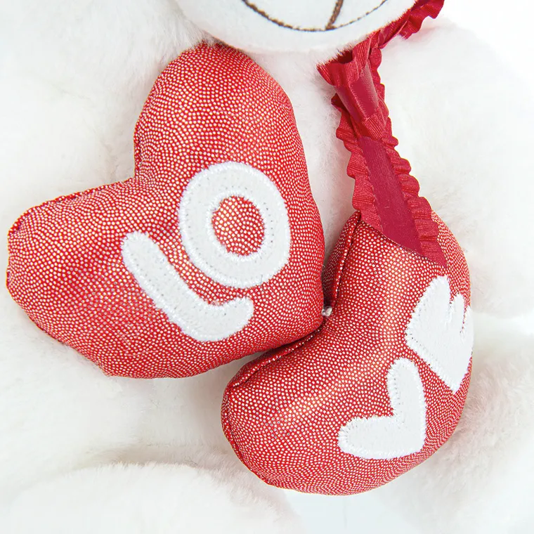 Smiki, Love, miś z serduszkami, maskotka, 23 cm