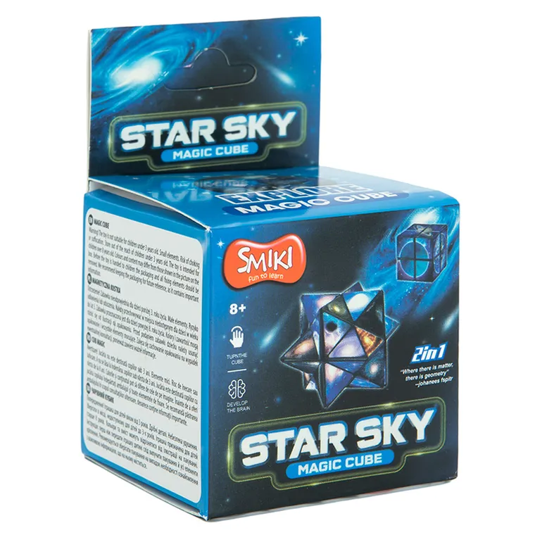 Smiki, Magiczna kostka, Star Sky, magnetyczna ukłdanka, kosmos
