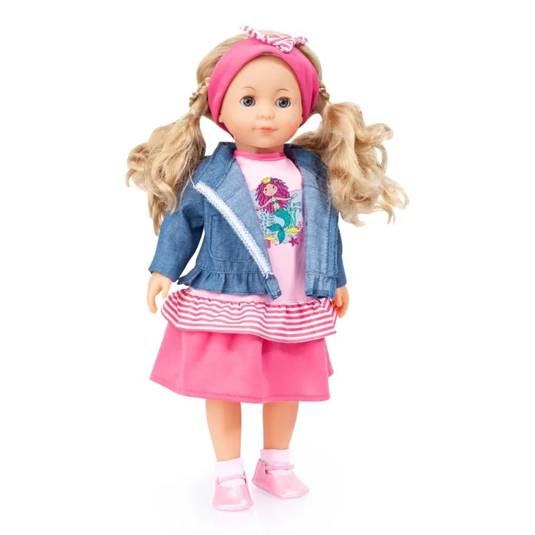 Smiki, Maja, interaktywna lalka bobas z akcesoriami, 46 cm