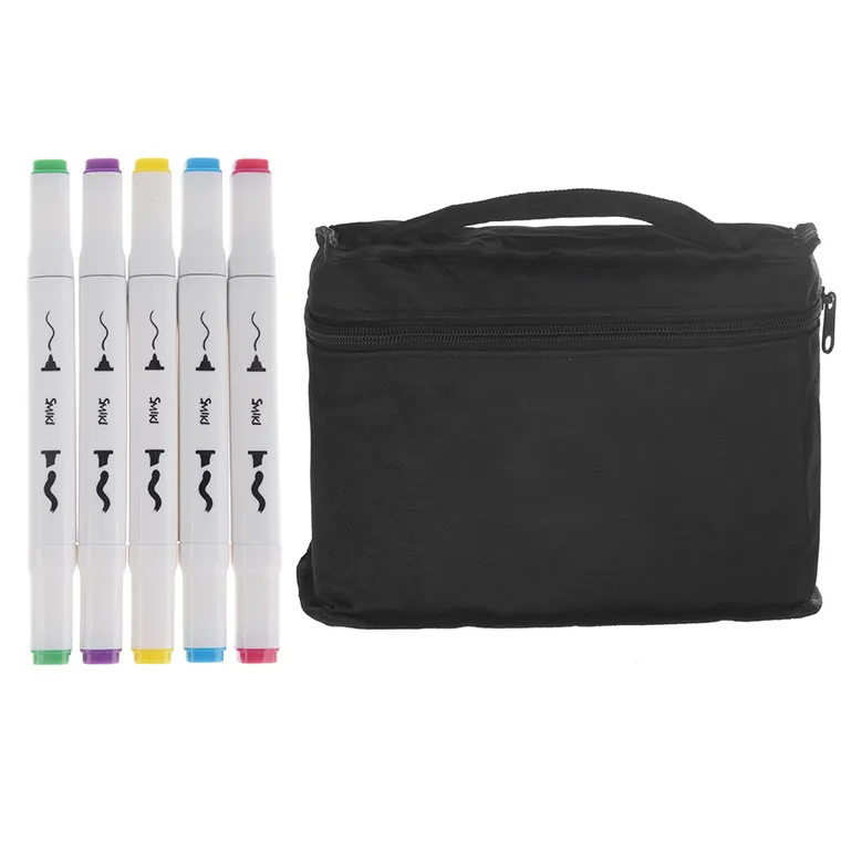 Smiki, markery w etui, 80 kolorów