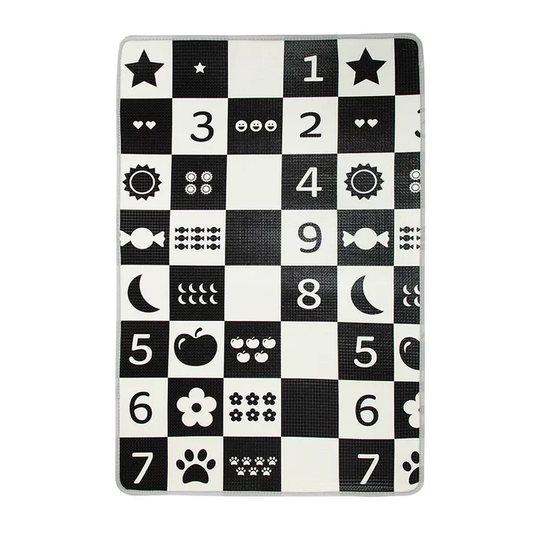 Smiki, mata piankowa edukacyjna, dwustronna, 150-100 cm