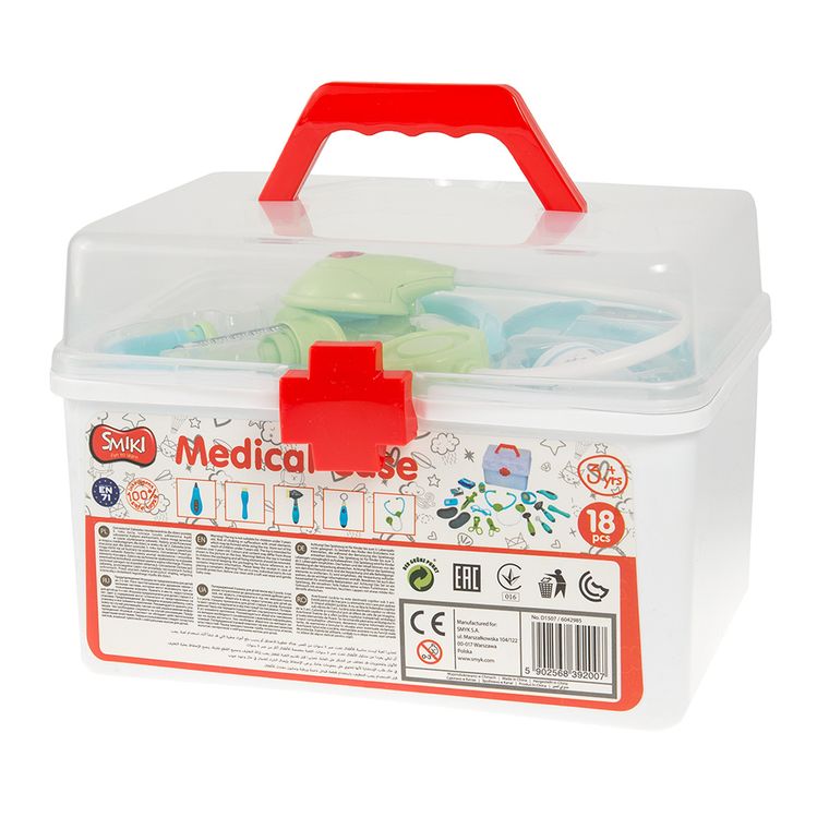 Smiki, Medical Case, zestaw medyczny w walizce, 18 elementów