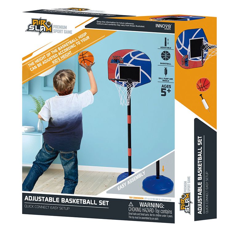 Smiki, mini zestaw do koszykówki, regulowany