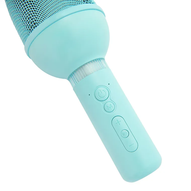 Smiki, Music World, mikrofon karaoke z głośnikiem bluetooth, niebieski