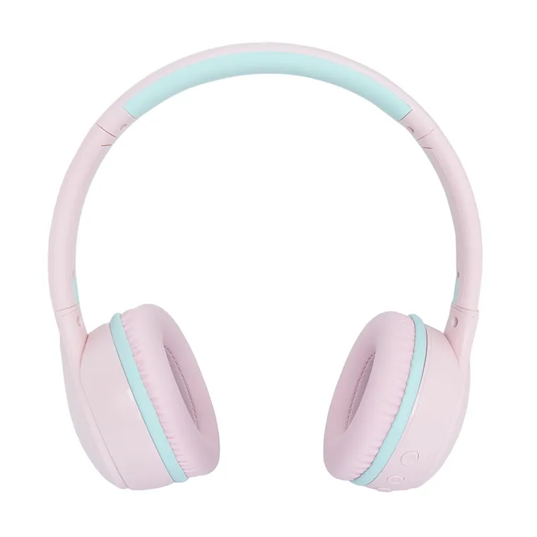 Smiki, Music World, słuchawki bezprzewodowe, nauszne, różowe